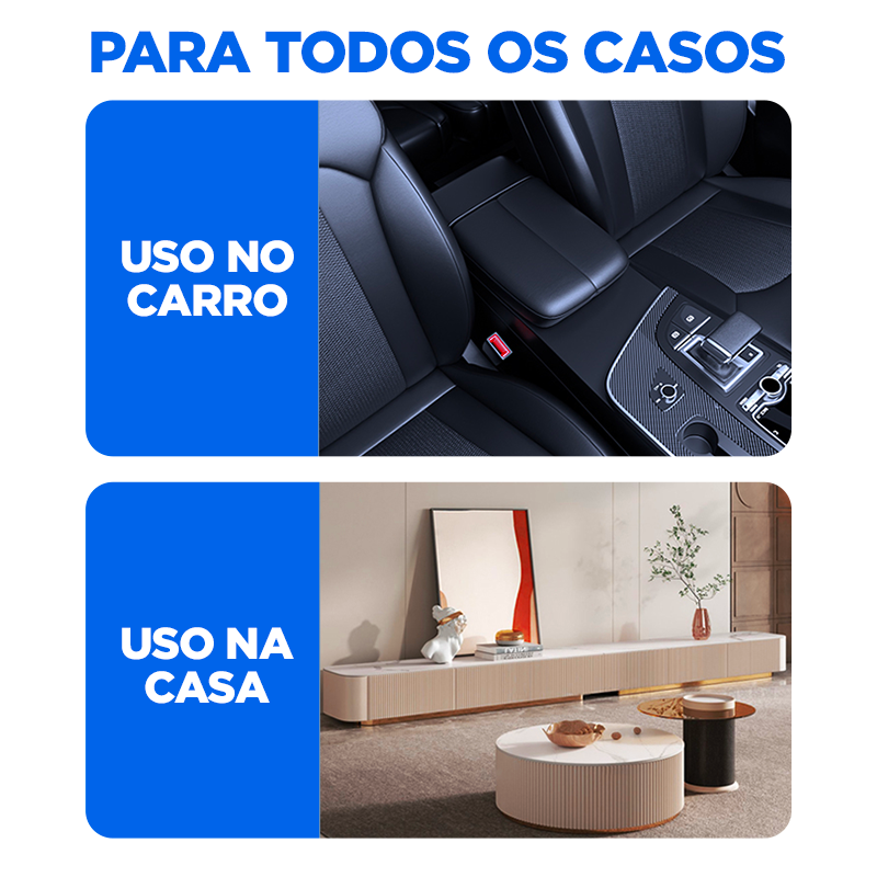 Aspirador de Pó Portátil CleanMax + 5 BRINDES EXCLUSIVOS