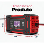 TurboCharge 12V™ – Carregador Automotivo com Recuperação de Bateria