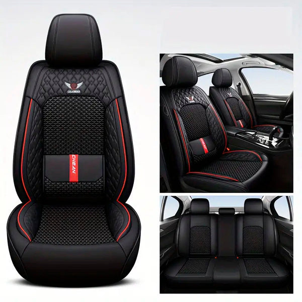 Kit Capa Banco de Carro Completo em Couro Legítimo Italian + BRINDE: Kit Tapete Completo