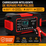 TurboCharge 12V™ – Carregador Automotivo com Recuperação de Bateria