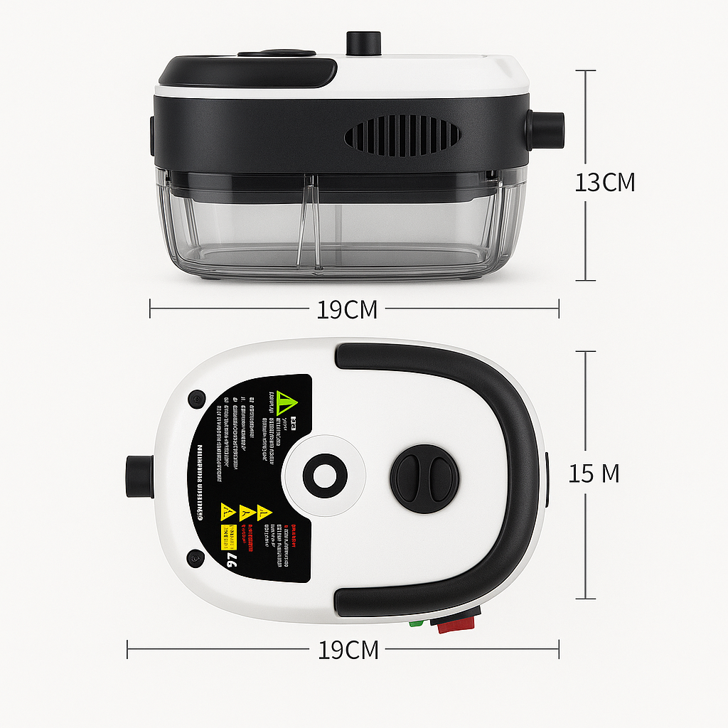 Limpador a Vapor Turbo Pressurizado 2500W Bivolt – Higienização Profunda + BRINDE ESPECIAL!